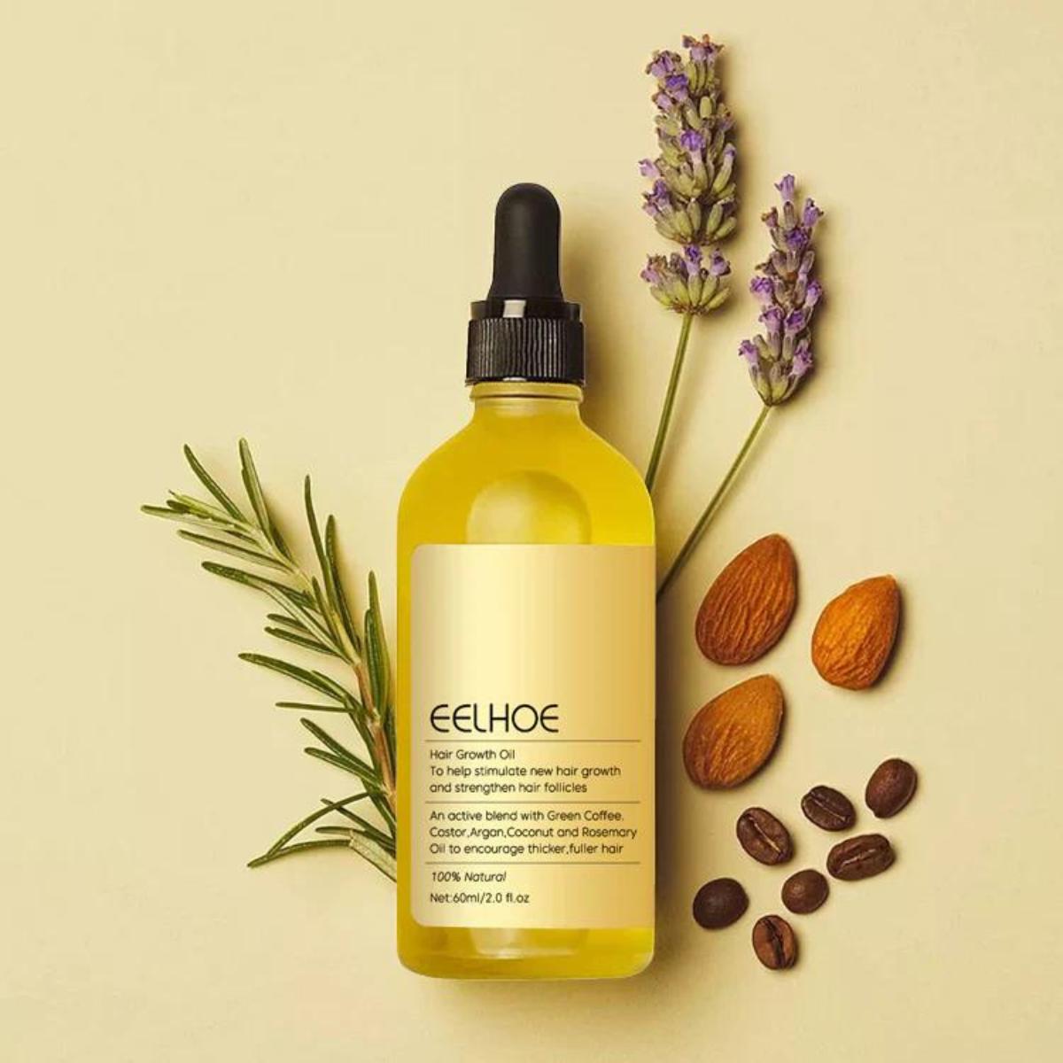 Natural Hair Growth Essential Oil Serum - BritishElegance