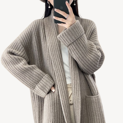 Women's Long Knit Cardigan Sweater
