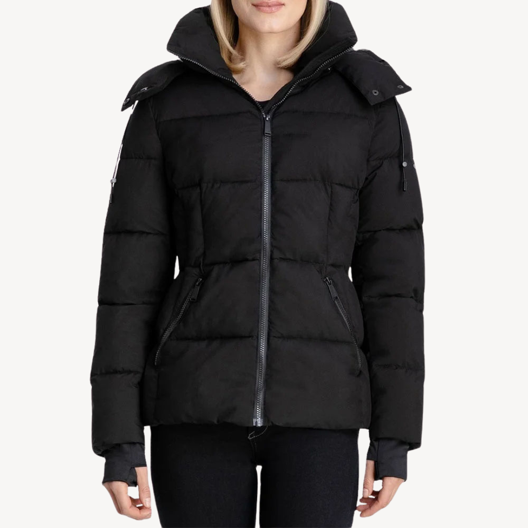 Women's Puffer Jacket with Zipper