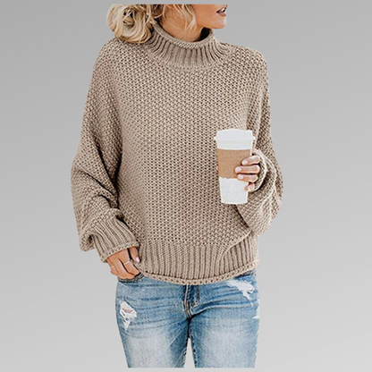 Comfy Women's Large Turtleneck Jumper Sweater