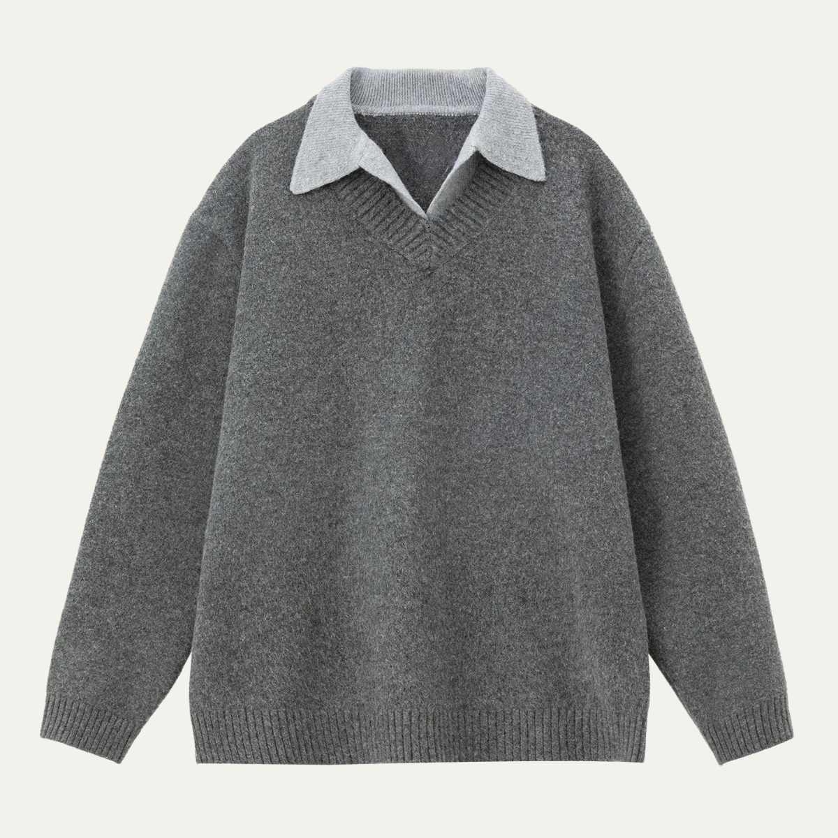 The Matera Men’s Soft Polo Collar Knitted Jumper