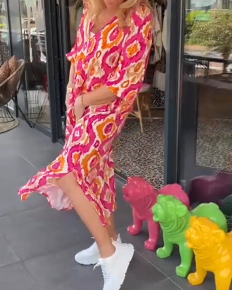 Women's Lightweight Floral Maxi Dress for Summer - BritishElegance