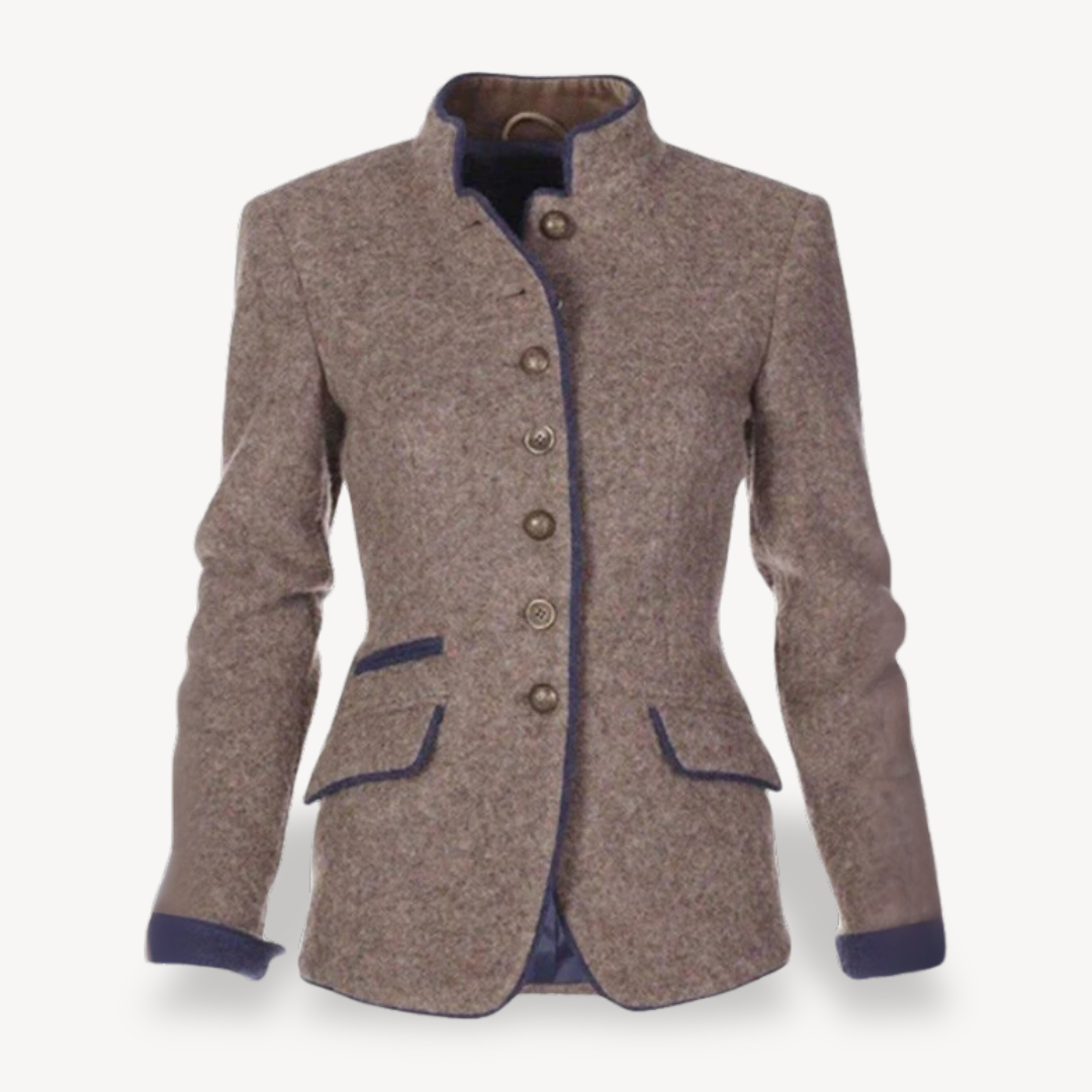 Women's Casual Wool Blend Blazer