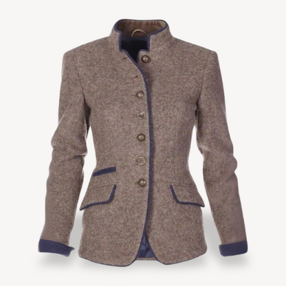 Women's Casual Wool Blend Blazer