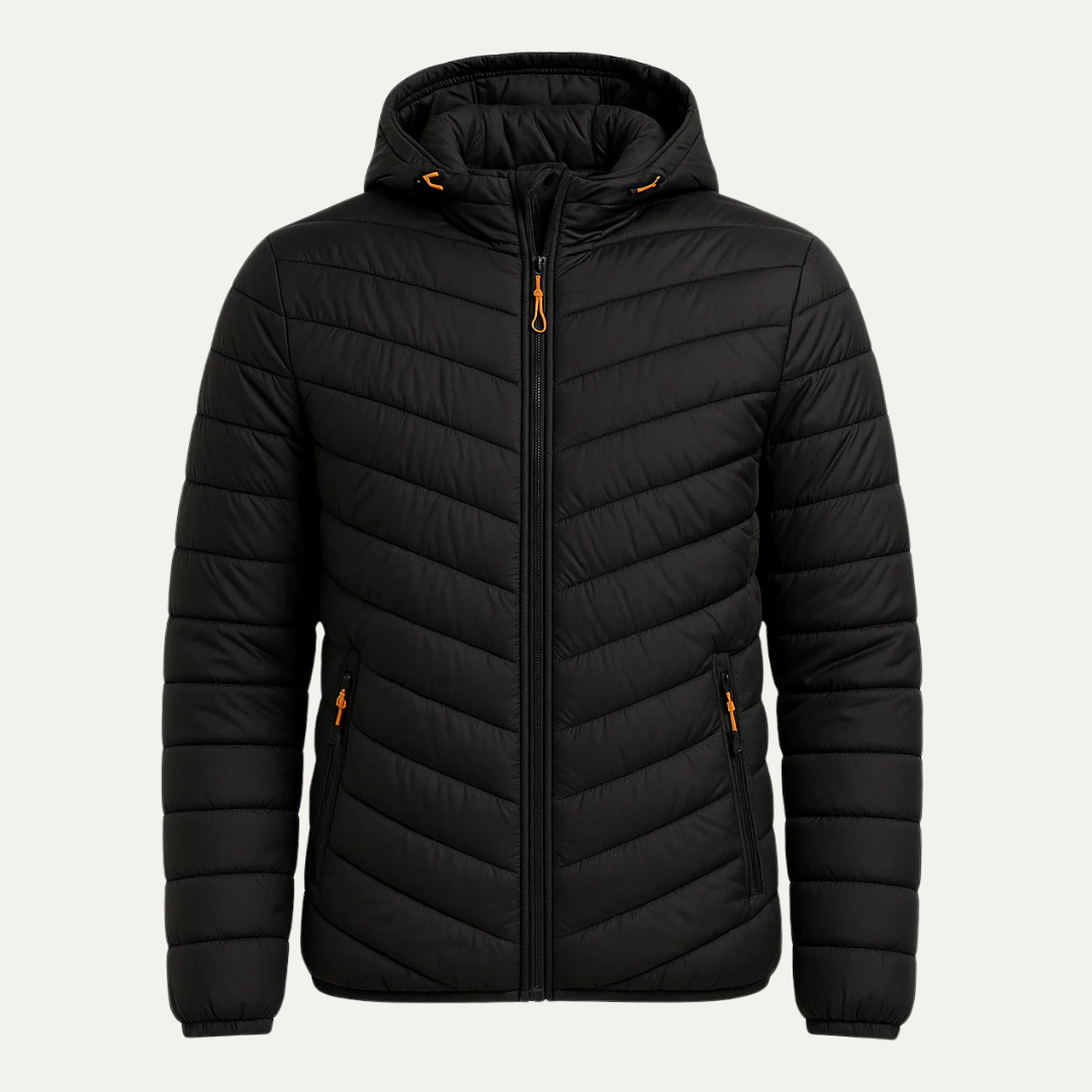 Men’s Lightweight Hooded Puffer Jacket