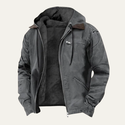 Men’s Lined Hooded Workwear Jacket