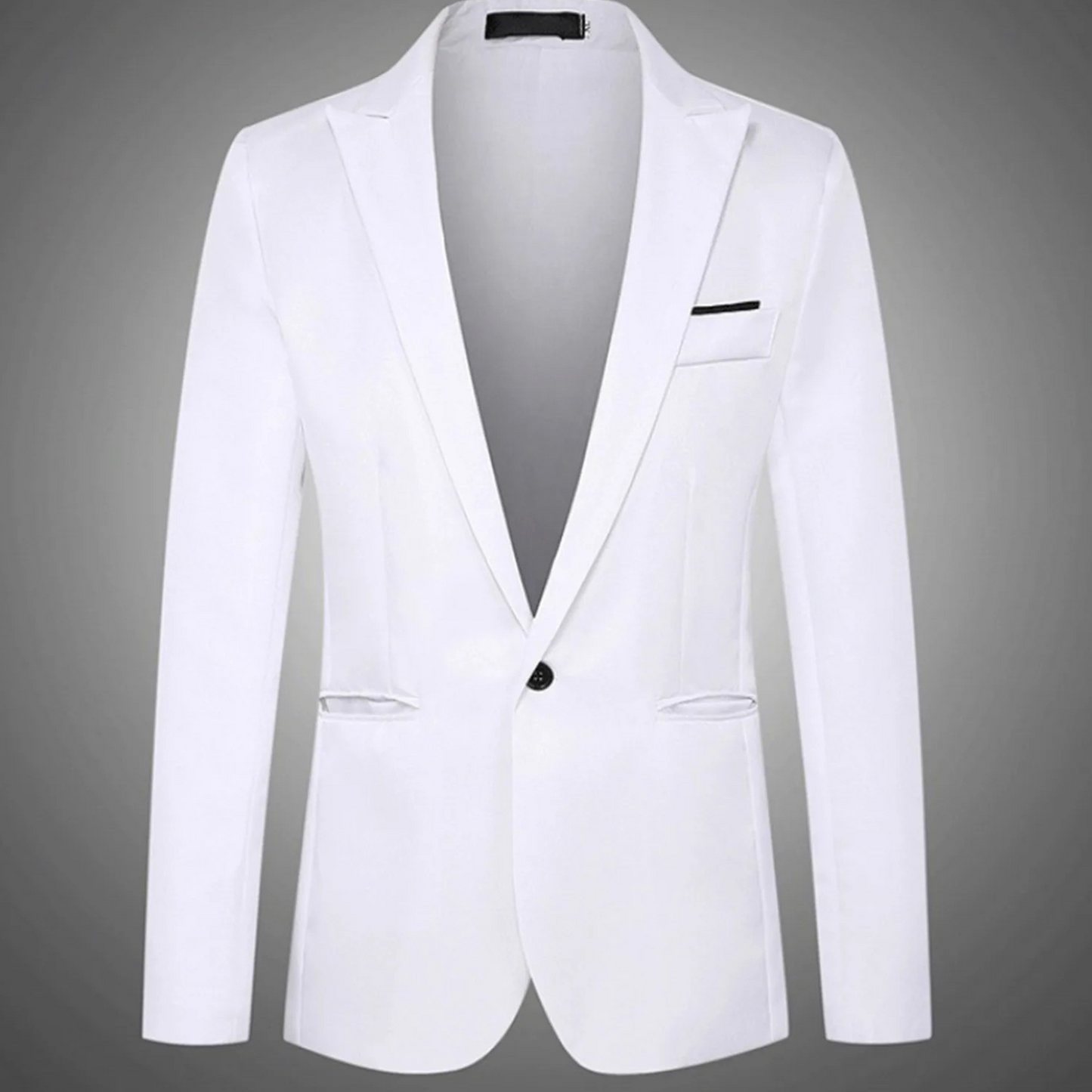 Slim Fit Men's Two Button Blazer Jacket - BritishElegance