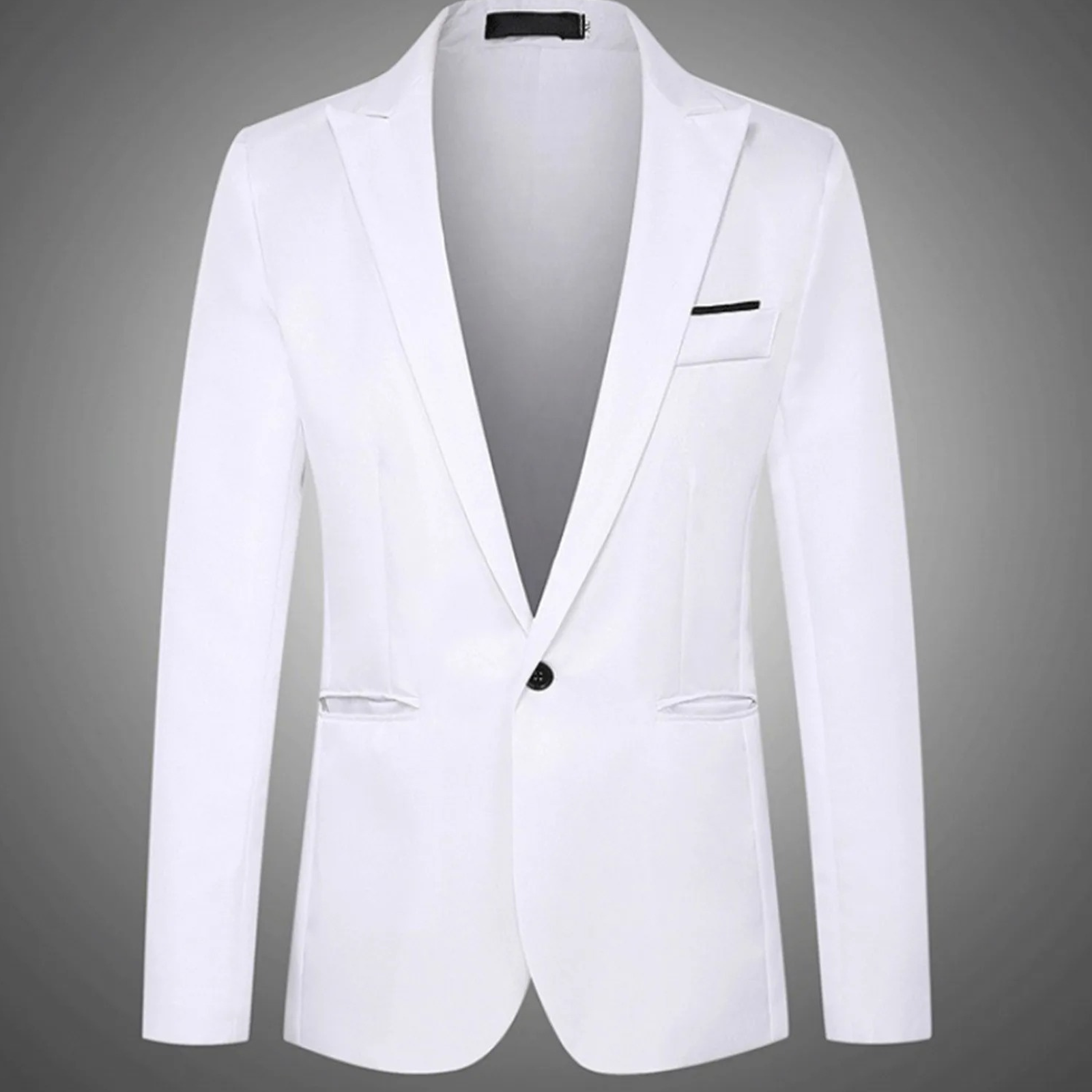 Slim Fit Men's Two Button Blazer Jacket - BritishElegance
