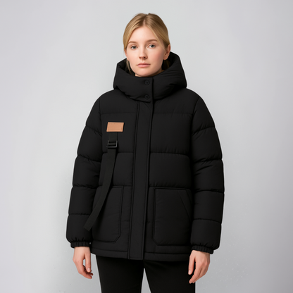 Athena | Winter Jacket - Casual Lace-Detail Outerwear for Women