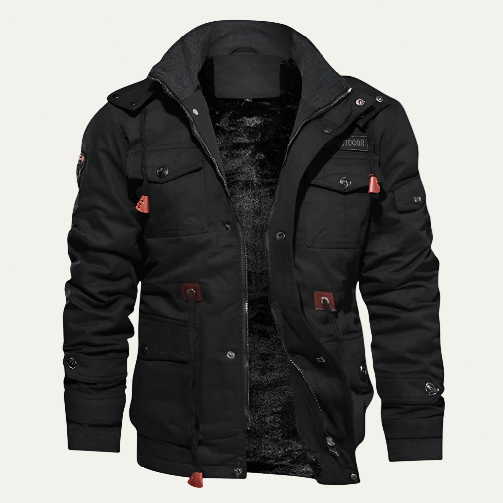 Men’s Winter Multi Pocket Cargo Jacket