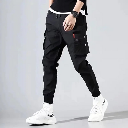 Men's Comfortable Sweatpants with Pockets and Elastic Bottoms