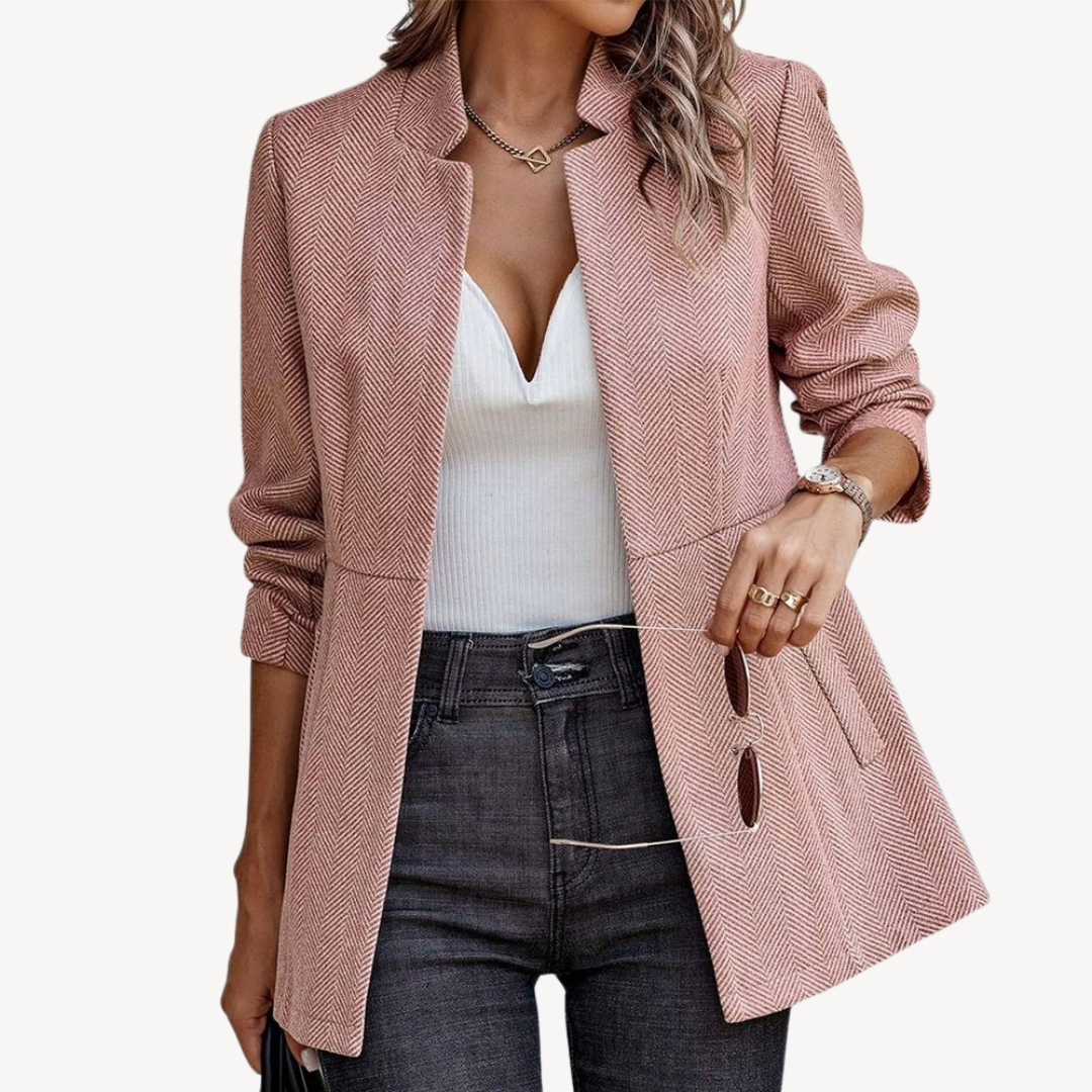 Women's Long Sleeve Blazer Jacket