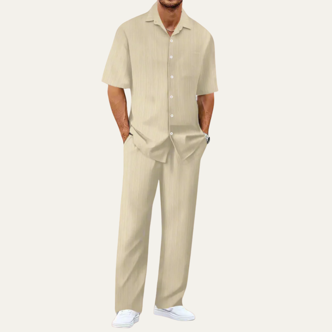 Men’s Relaxed Summer Outfit Matching Set