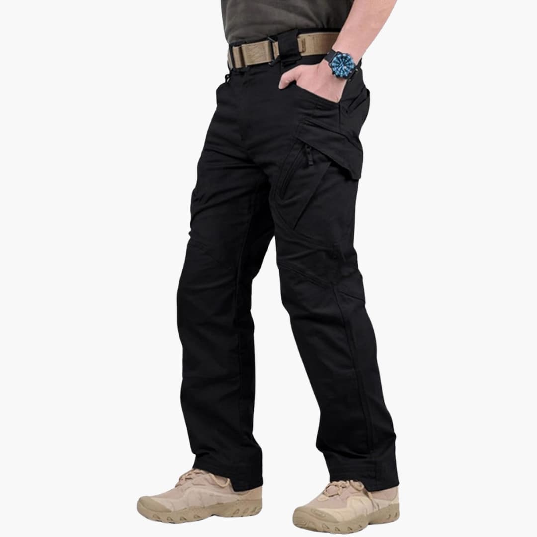 Men's Heavy Duty Combat Pants with Multiple Pockets - BritishElegance