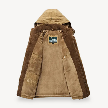Fleece Lined Parka Jacket Men