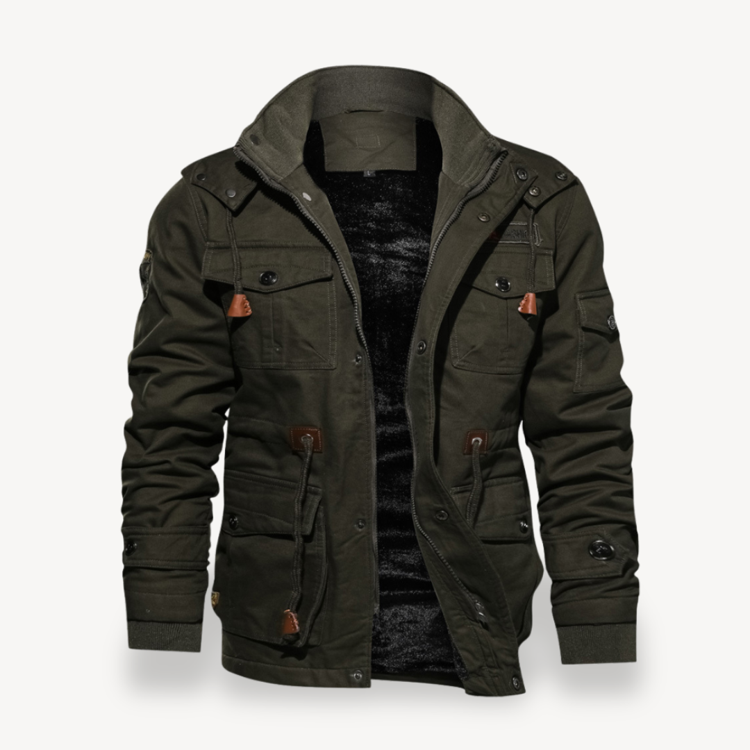 Warm Winter Bomber Jacket Men