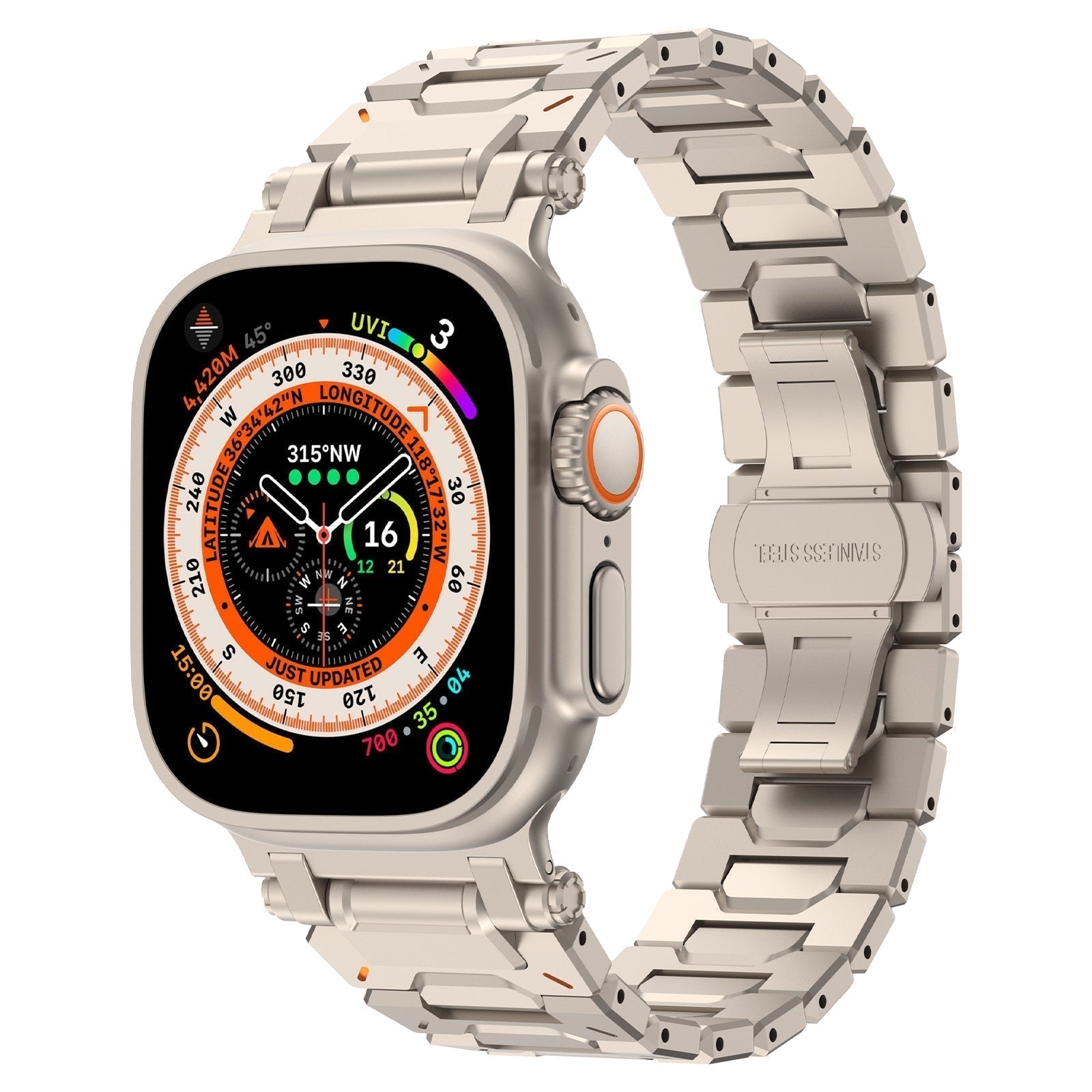 Metal Replacement Strap for Smartwatch - BritishElegance