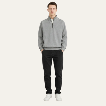 Men’s Soft Fleece Quarter Zip Sweater