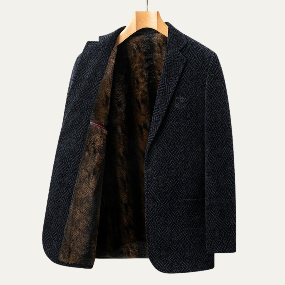 The Hatfield Men's Elegant Wool Suit Blazer Jacket