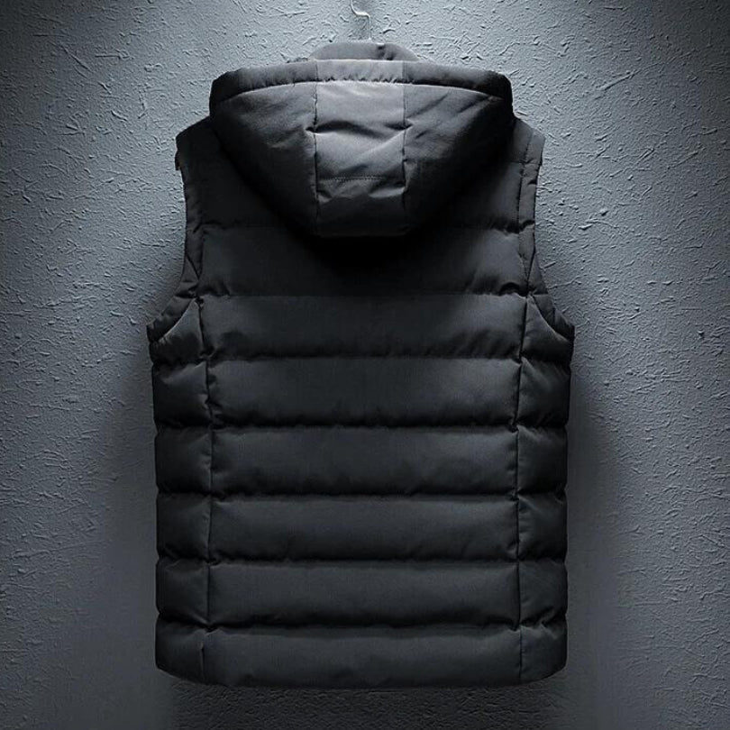 Men’s Recon Thermal Vest | Hooded Puffer Gilet – Warm & Water-Resistant