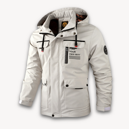 Men's Hooded Water-resistant Winter Jacket