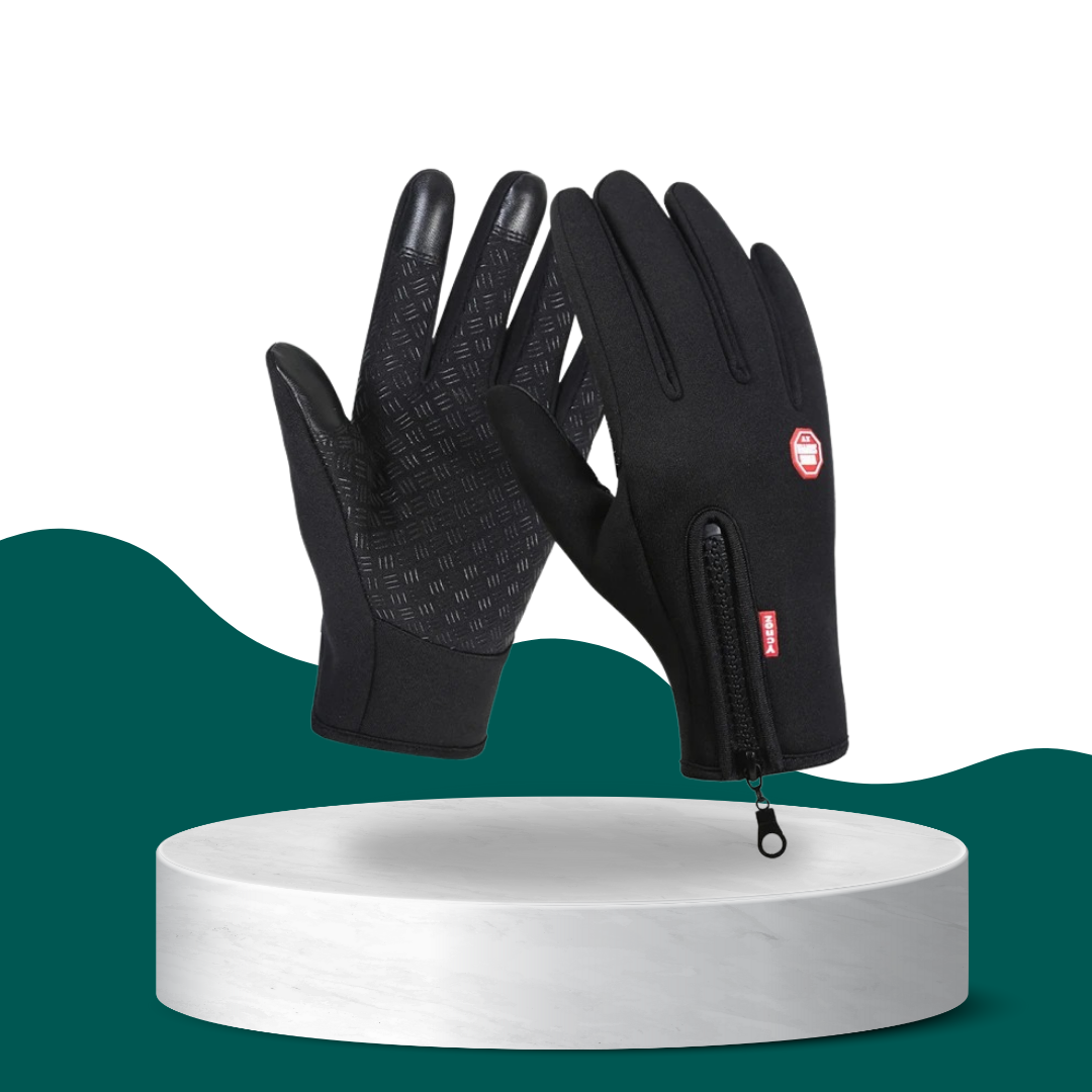 Warm Water Resistant Touch Screen Cycling Gloves - BritishElegance