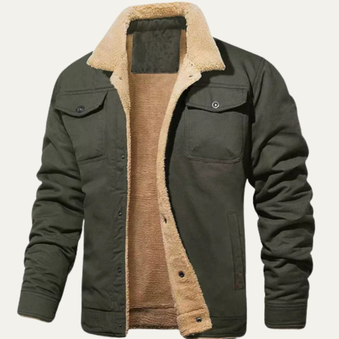 Men’s Sherpa Collar Trucker Jacket