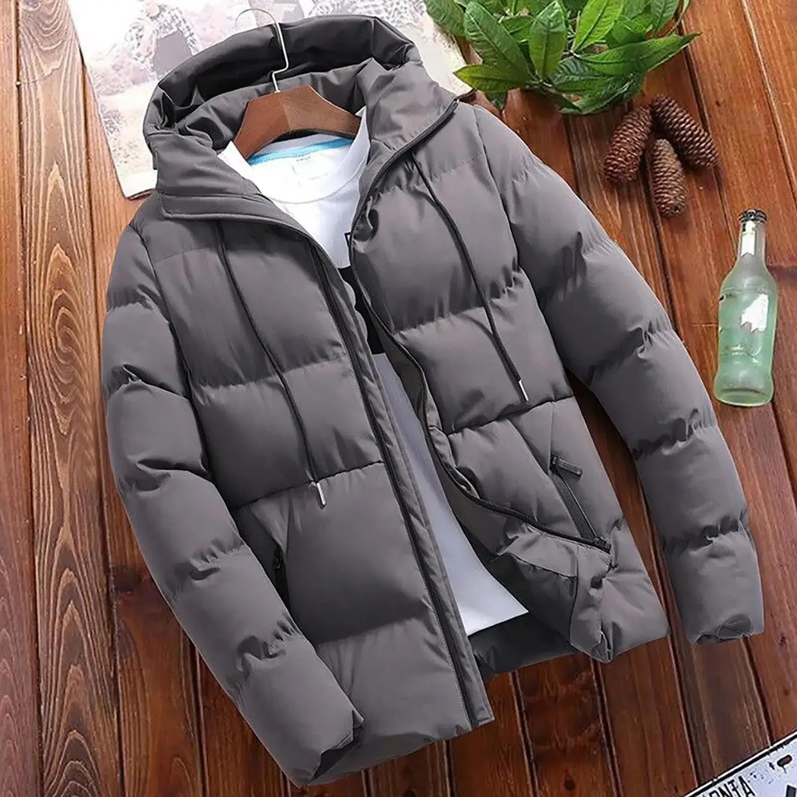 Warm Waterproof Men's Puffer Coat for Winter - BritishElegance