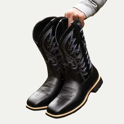 Men’s Embroidered Tall Western Cowboy Boots