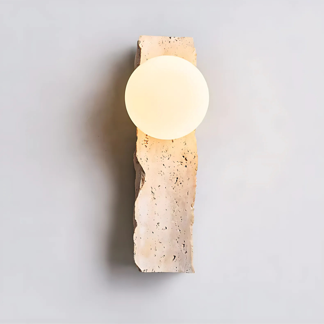 Natural Marble LED Wall Light Fixture - BritishElegance