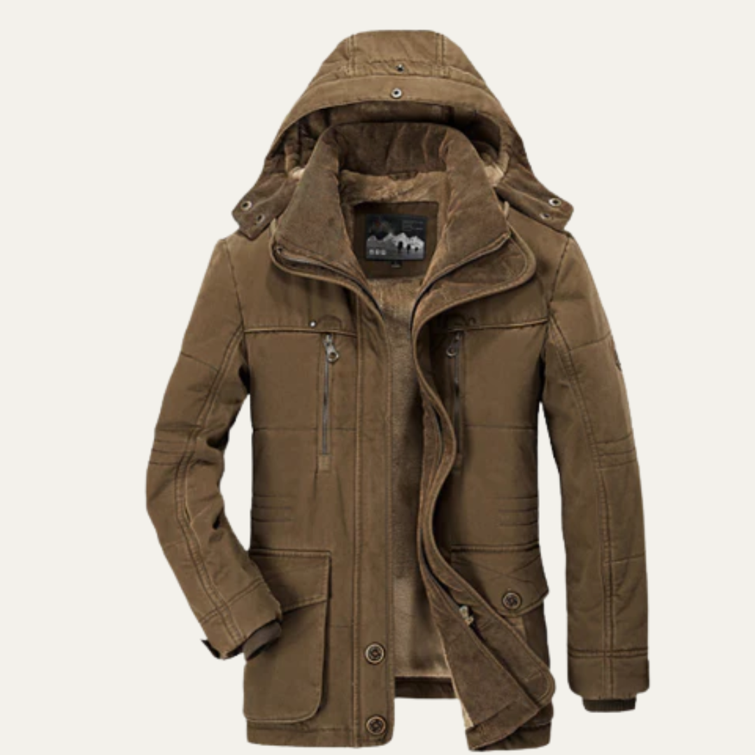 Men’s Heavy Duty Fur Lined Winter Parka