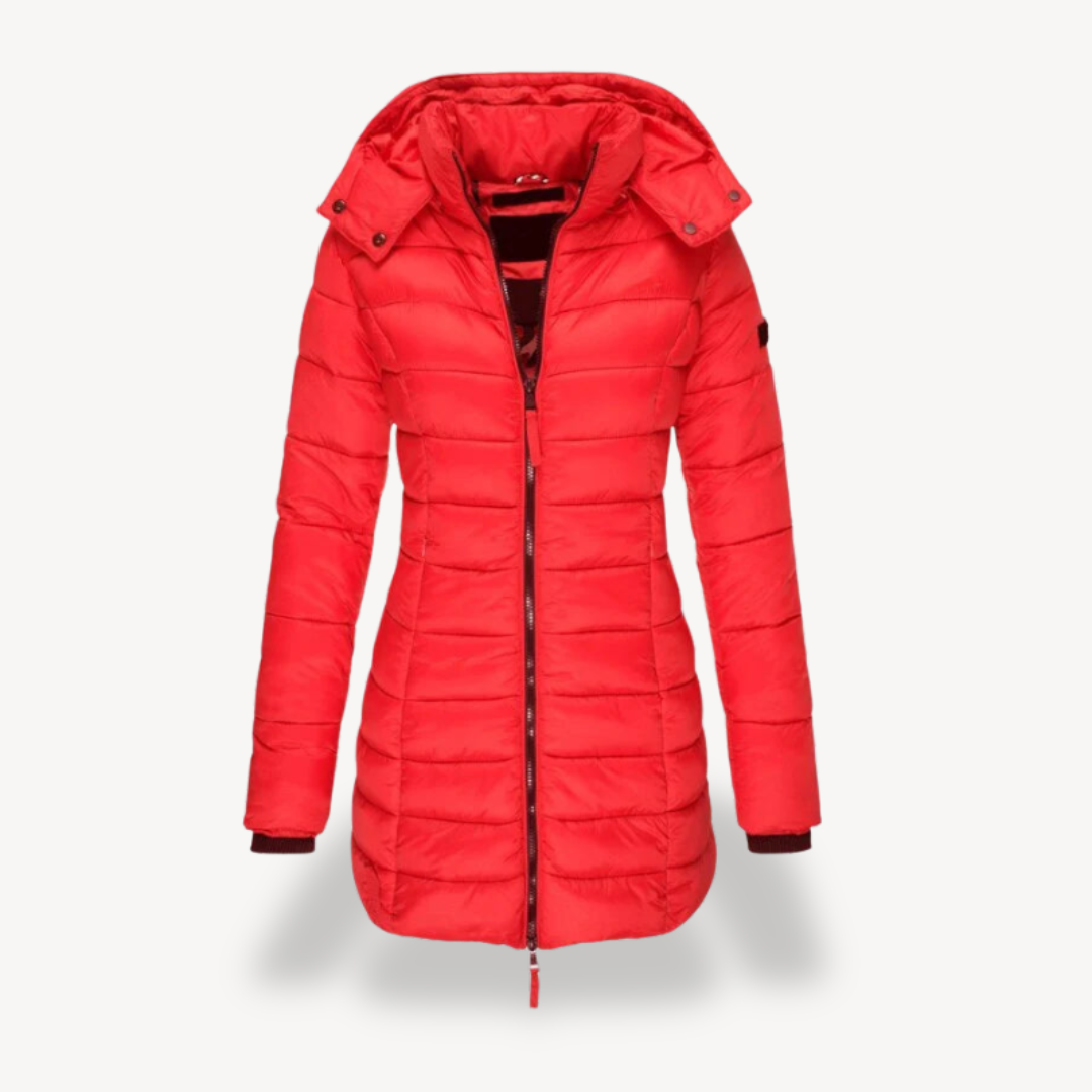 Women's Puffer Jacket with Hood