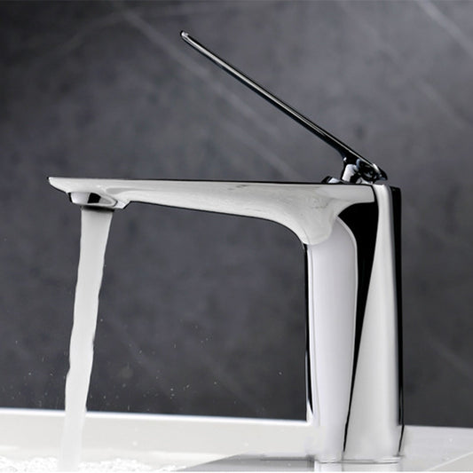 Chrome Single Handle Bathroom Faucet One Hole Sink Mixer - BritishElegance