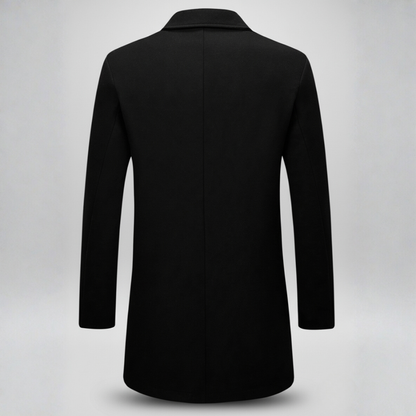 Double-Breasted Wool Overcoat