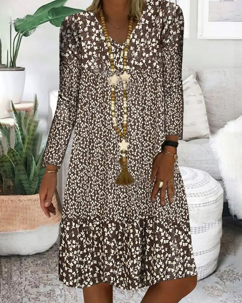 Women's Lightweight Floral Print Maxi Dress - BritishElegance