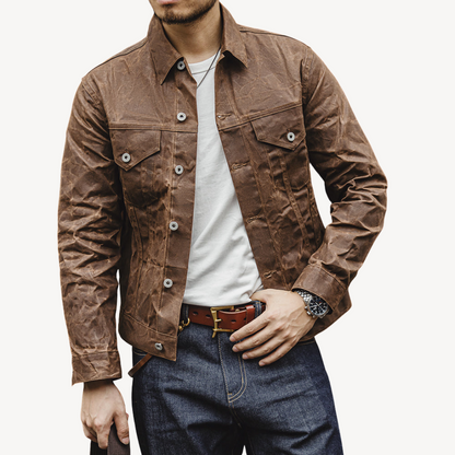 Waxed Canvas Jacket for Men