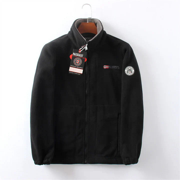 Men's fleece jacket: windproof and comfortable