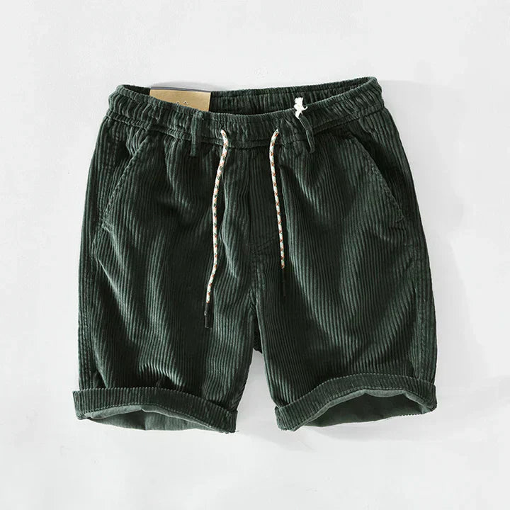 Relaxed-fit corduroy shorts for summer