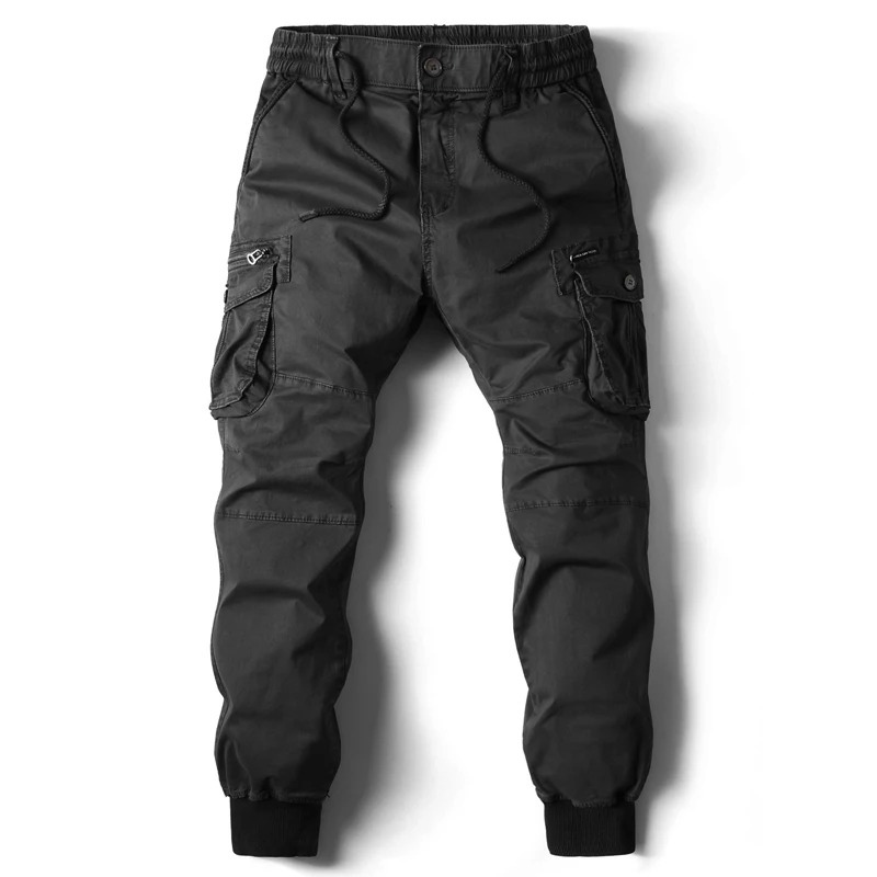 Comfortable Hiking Pants with Elastic Waist and Storage Pockets - BritishElegance