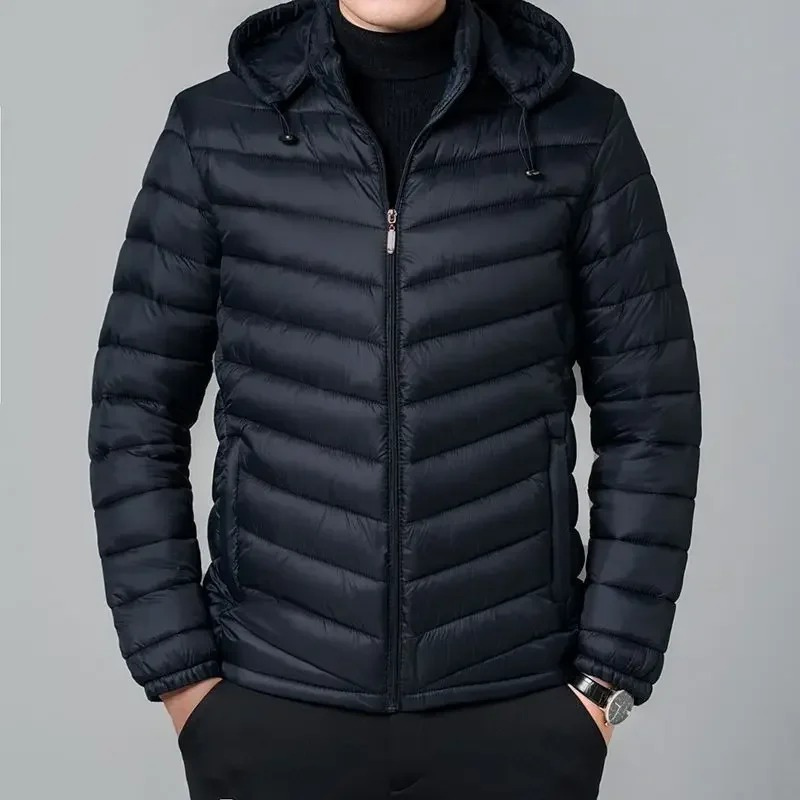 Warm Waterproof Men's Zip Up Parka Jacket - BritishElegance
