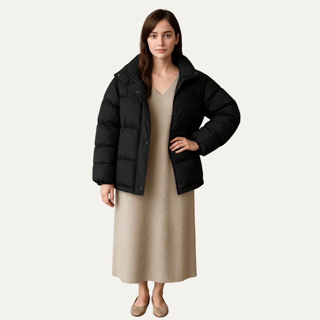Women’s Short Voluminous Puffer Jacket