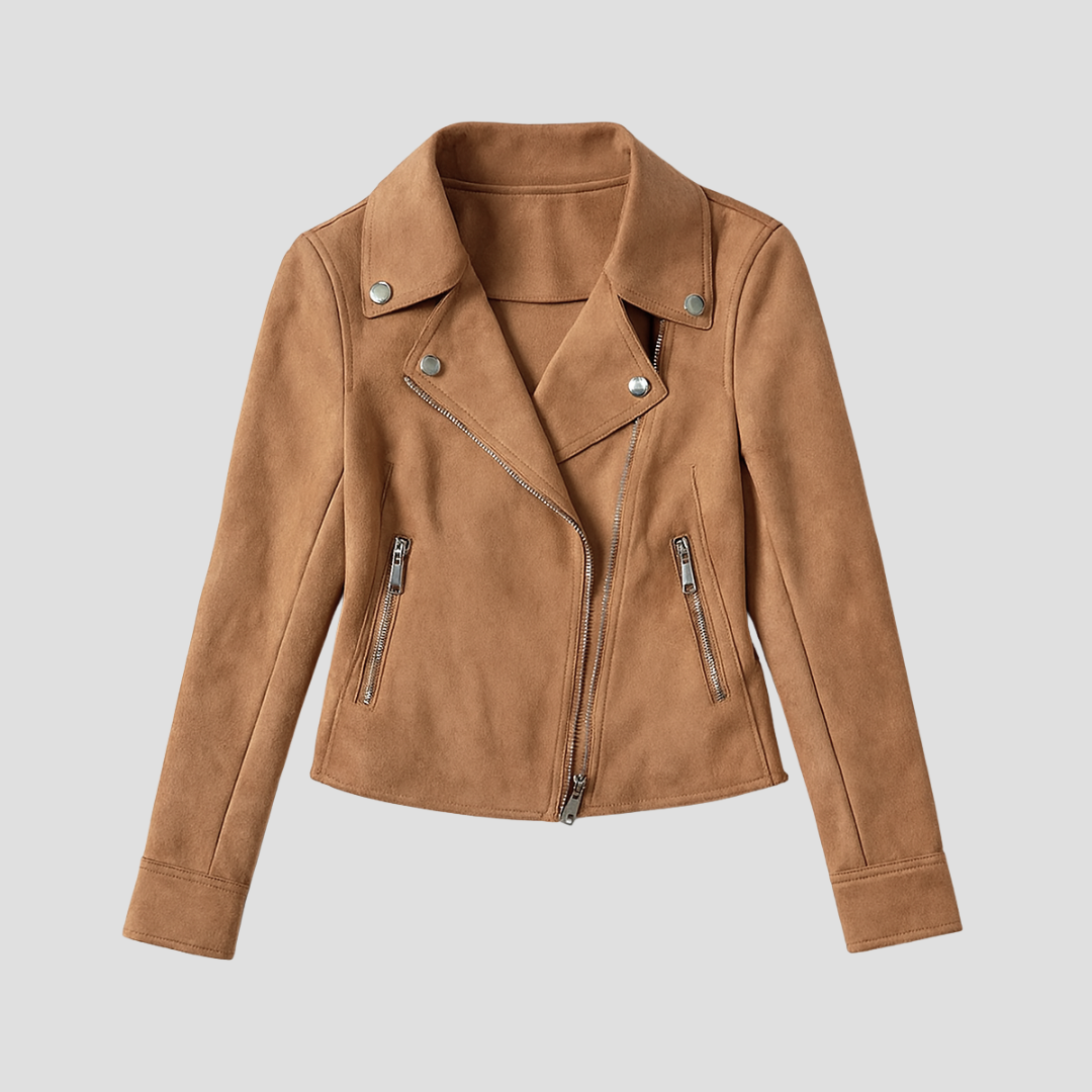Soft Leather Motorcycle Jacket - BritishElegance