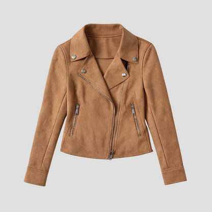 Soft Leather Motorcycle Jacket - BritishElegance