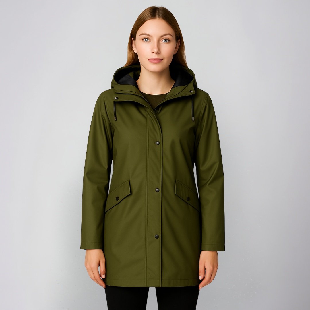 Margaux | Raincoat - Waterproof Hooded Outerwear for Women