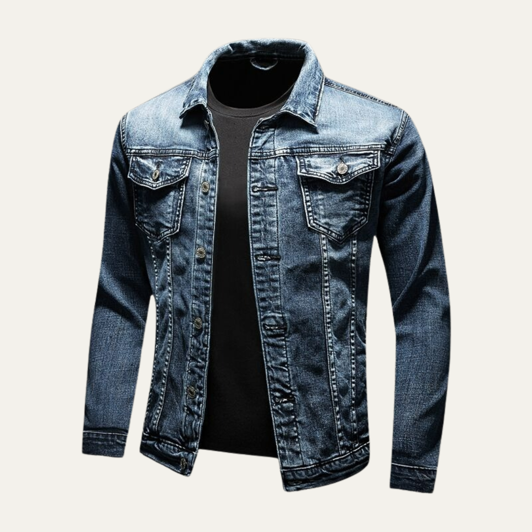 Men’s Classic Trucker Style Denim Jacket