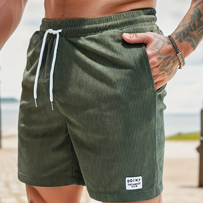 Zachary | Men’s Corduroy Shorts – Lightweight Stretch & Timeless Style