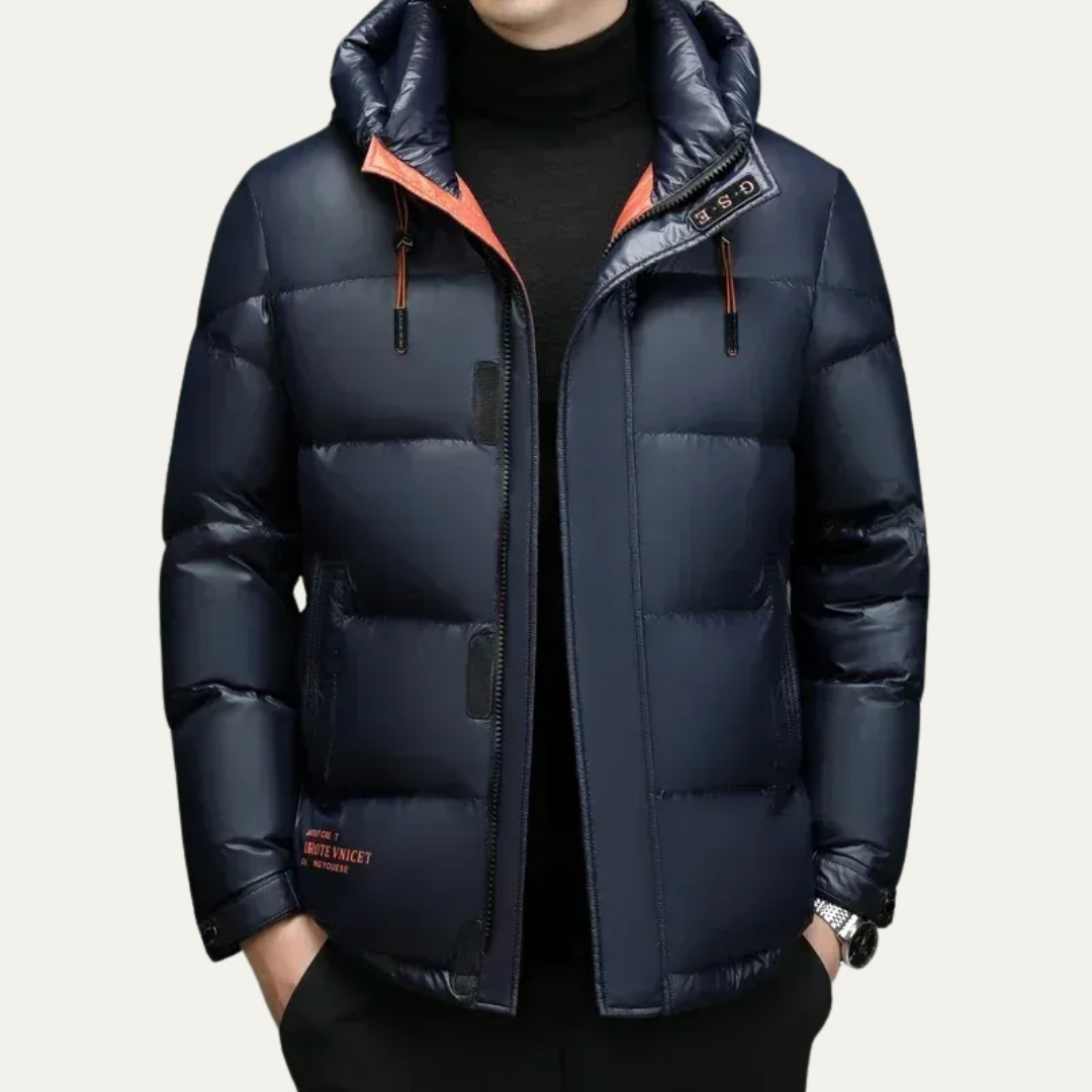 Men’s Hooded Puffer Insulated Jacket