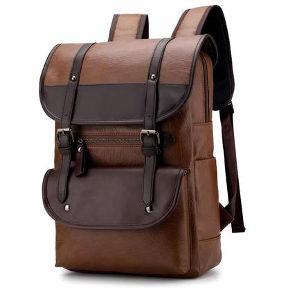 Jack Structured Backpack | Flap Closure Buckle Detail Backpack