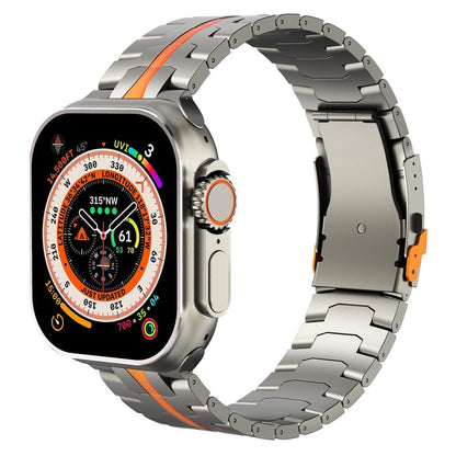 Slim Titanium Apple Watch Band - BritishElegance