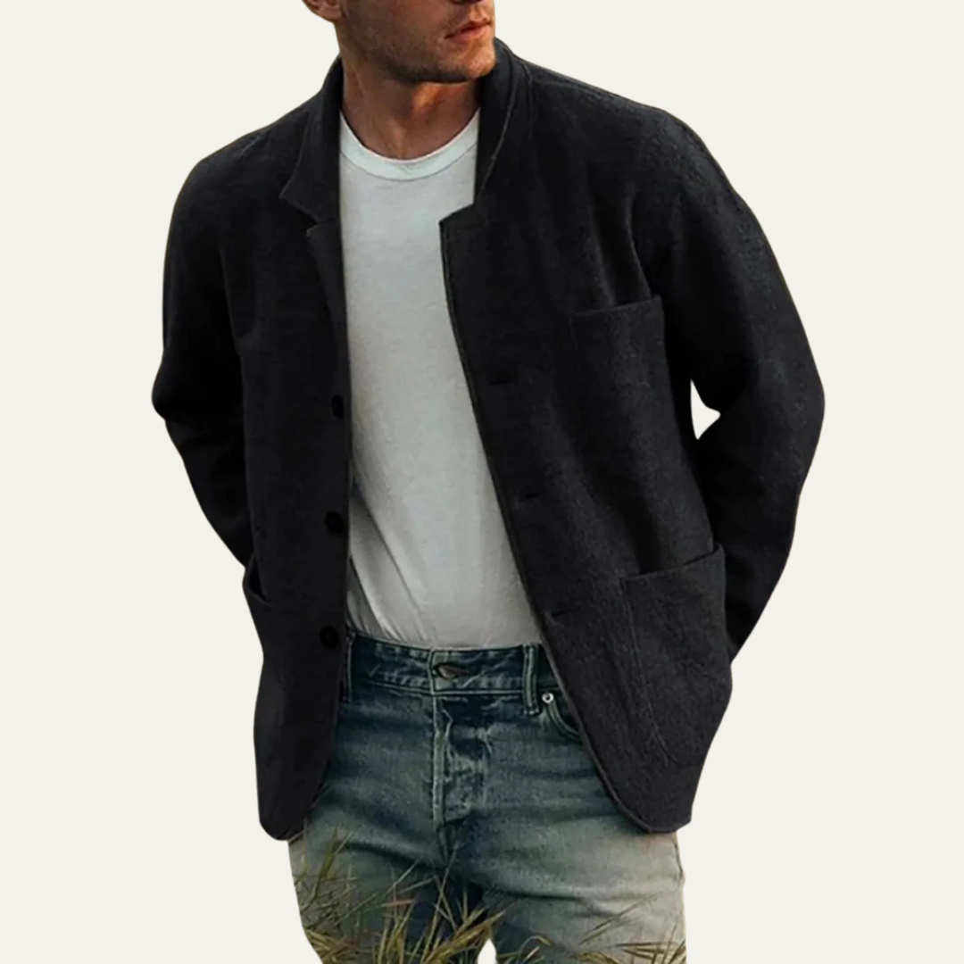 Men’s Knit Chore Coat Jacket